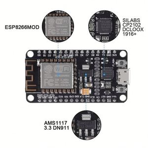 ESP8266 NodeMCU CP2102 ESP-12E WiFi-Modul Internet of Things Development Board Kompatibel mit IDE/Micro python - Product Image 3