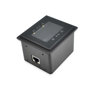 Lector de código QR CMOS compacto TCP/IP USB y RS232 hecho en China Máquina Ethernet de montaje fijo Escáner de código de barras 2d de alta velocidad integrado - Product Image 1