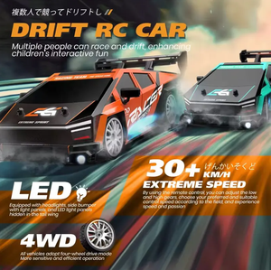 Enoze 8601 1/24 RC Drift Car 4WD 30km/H High Speed PVC Shell LED Lights Gyro <strong>2.4Ghz</strong> Remote Control Electric Hobby <strong>Toy</strong> for Kids - Product Image 3