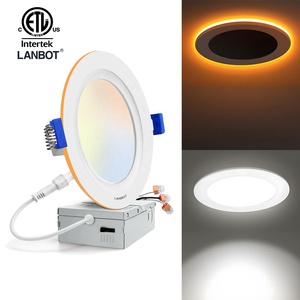 ארה"ב קנדה המניה ETL (5005749) אישור 4 אינץ 9W <span class=keywords><strong>Led</strong></span> שקוע תקרת אור עם צומת תיבת נהג 3CCT