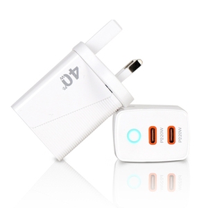 Fabrika fiyat çift bağlantı 20W Pd hızlı şarj 40W çift usb-c USB şarj aleti tip C kablo hızlı şarj krem şarj & adaptörü - Product Image 1