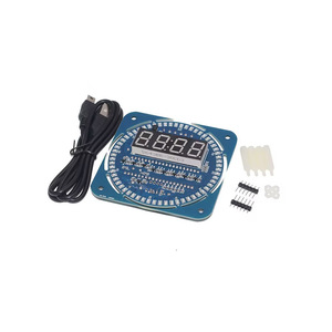 DS1302 Elektronisches DIY-Kit Kreatives Temperaturanzeige-Uhr modul mit rotierender LED für DIY-Wecker projekte - Product Image 4