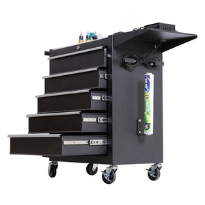 Barbershop Mobile Tool Cabinet Tin Tool Car RollingWorkstation Tattoo Trolley Tattoo Multi-function <strong>Cart</strong> for Salon - Product Image 4