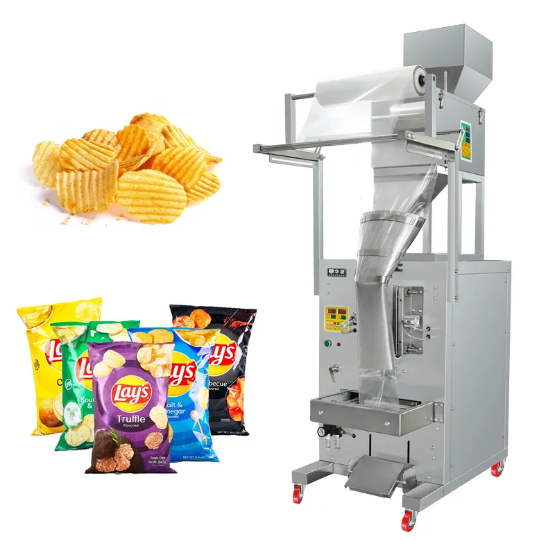 1000g İşlevli paketleme makinesi sızdırmazlık makinesi yerfıstığı fıstık fındık bisküvi patlamış mısır patates cipsi paketleme makinesi