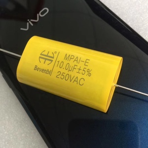 Bevenbi MKP轴向音频无电极电容器250V 1UF 1.5uf 1.8uf 2.2uf 2.7 3.3 4 4.7 5.6 6.8uf 8.2 10 12 15 18 20 22 33 47uf - Product Image 3