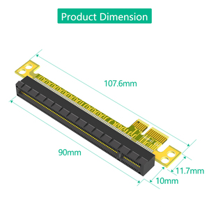 PCI-E 16X auf 1X Grafik erweiterungs karte Grafik adapter karte
