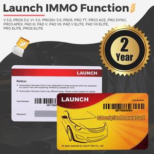 2-Jahres-Update für die Einführung der X431-IMMO-Aktivierung auf PAD VII, PAD V, PRO5, PAD V ELITE, PRO3S und mehr für die IMMO-Off-Key-Programmierung