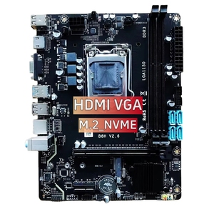 真新しいM-ATX B8H B85 H81 1150マザーボード第4世代インテルI7 I5 I3 CPUサポートM.2 NVME SATA USB3.0デスクトップPC用 - Product Image 1