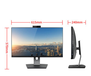 WETS Oficina Brillo Altura ajustable Wifi Todo en uno Computadora de pantalla ancha Core I3 4th All in One Pc Computadora de escritorio para juegos - Product Image 6