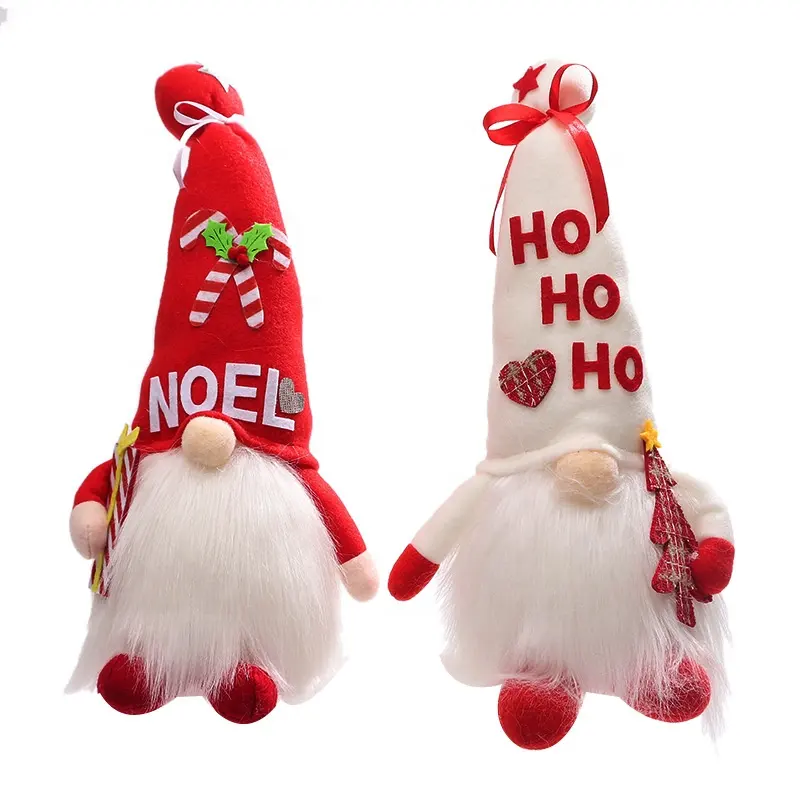 Рождественские украшения с подсветкой, лесные украшения для кукол стариков, светящиеся куклы-гном, предметы домашнего декора