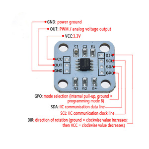 AS5600 <strong>Magnetic</strong> Encoder <strong>Magnetic</strong> Induction Angle Measurement <strong>Sensor</strong> Module 12 bit High Precision - Product Image 5