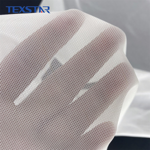 Power Mesh 92% Nylon o poliéster 8% spandex Power Net invisible Power Net tela de malla para Lencería poliéster - Product Image 3