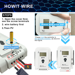 10 20 30 40 <strong>50</strong> 60 Amp Mppt <strong>Pwm</strong> Solar Charge <strong>Controller</strong> 12V 24V Auto Smart Regulator Regulateur Solar Charger <strong>Controller</strong> - Product Image 3