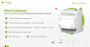 Matismart Starline-G Data Acquisition, Analysis, and Management <strong>Ethernet</strong>, Wi-Fi, and <strong>4G</strong> Smart Gateway - Product Image 2