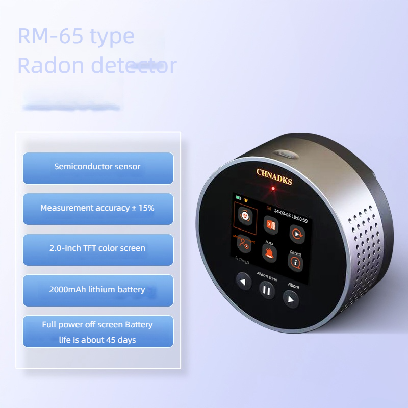 Détecteur de gaz radon Rm65