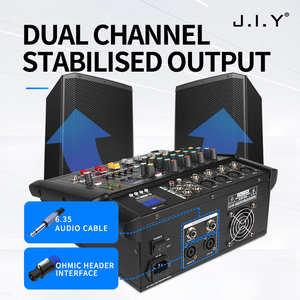 Model 402D fabrika toptan iyi fiyat 4 kanal güç Bluetooth ve 16 DSP etkileri ile ses mikseri profesyonel - Product Image 4