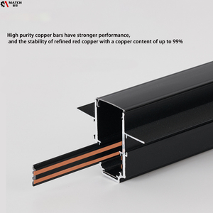 Diseño modular 48V Dali LED sistema de luz de pista magnética - Product Image 2
