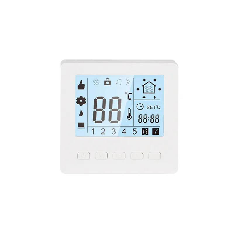 Akıllı ev sıcaklık kontrolü için ayarlanabilir akıllı termostat Tuya