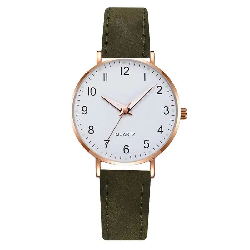 Prêt à expédier élégant Top qualité nouveau Design Original meilleure vente en vente personnalisé femmes montre à Quartz avec bracelet en cuir 29