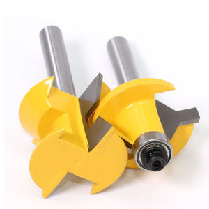 2Pcs 8mm Shank Router Bit Set Grad Holz bearbeitung Nut Meißel schneider Werkzeug - Product Image 4