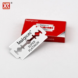Yeni varış ekonomik asılı kart 12Packs Set çift kenar bıçakları berber dükkanı tıraş bıçağı tıraş bıçağı toptan - Product Image 6