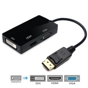 DP to HDTV <strong>VGA</strong> <strong>DVI</strong> Data Cable Mini Dp DP to <strong>Vga</strong> HDTV <strong>Dvi</strong> Adapter Cable DisplayPort Adapter Data Cable - Product Image 3