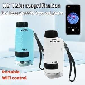ポータブルミニHD WIFI顕微鏡は携帯電話に接続し、耐久性のあるプラスチックで作られた子供の学習のためにオンラインで画像を共有します - Product Image 2