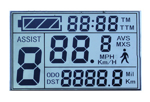Multifunktion ales digitales segmentiertes LCD-Leistungs messgerät für das Arduino LCD-Display-Geschwindigkeit messgerät