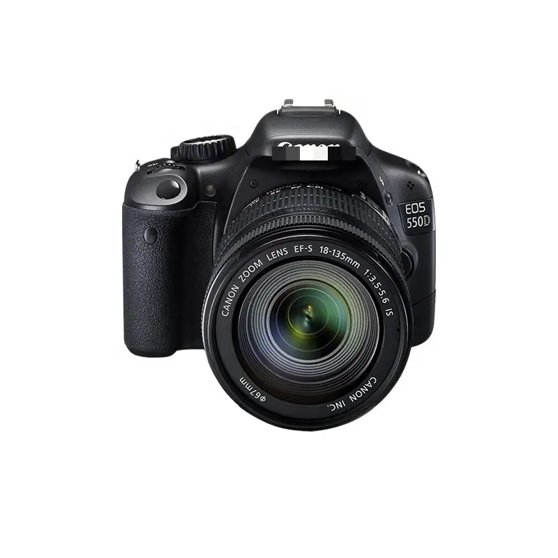 รูปลักษณ์คุณภาพสูง550D มือสองที่มี18-135เป็นกล้อง HD กันสั่นและกล้องดิจิตอล SLR