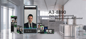 Sistema de Control de acceso a prueba de agua IP65, máquina de asistencia de visión nocturna, detección de reconocimiento de venas de Palma facial, detección de movimiento IP - Product Image 2