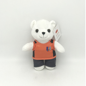 NBCU özel Logo promosyon peluş oyuncak ayı Unisex yumuşak oyuncaklar Toys BSCI sertifikalı yeni pamuk dolması üniforma ordu bebek hediye - Product Image 2
