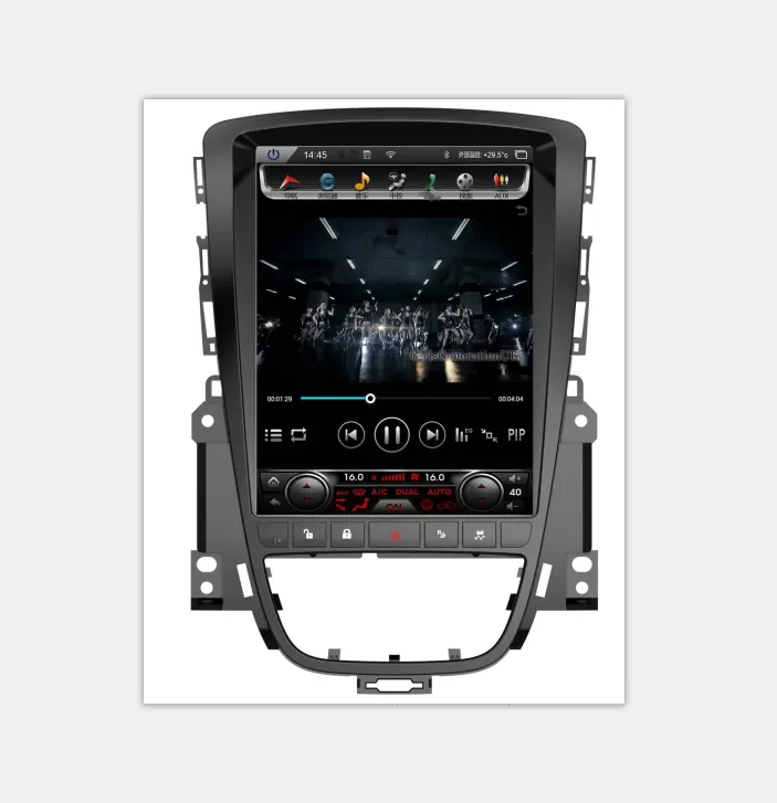 Autoradio Android 8.1, Navigation gps, lecteur DVD, 32 go, 6 cœurs, RAM4, pour voiture OPEL ASTRA J (2012 — 2014), px6