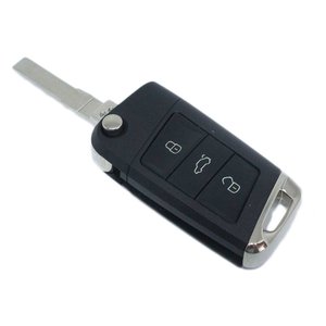 3 Button Remote <strong>Key</strong> Shell with HU66 Blade Battery on Circuit Board Without Transponder for <strong>VW</strong> Golf 7 <strong>New</strong> Polo after 2017 - - Product Image 2
