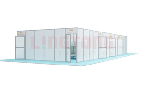Sala de alumínio <span class=keywords><strong>modular</strong></span> provisória do isolamento da cabine do esquema <span class=keywords><strong>Shell</strong></span> do perfil para o hospital e o pavilhão