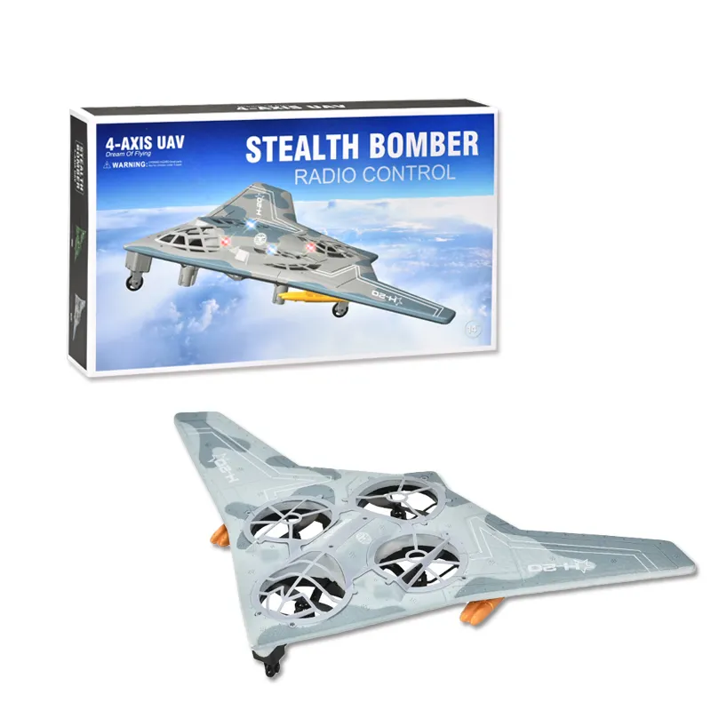 Drôle multi-mode extérieur télécommande combattant enfants puzzle intelligent modèle d'avion RC hélicoptère jouets