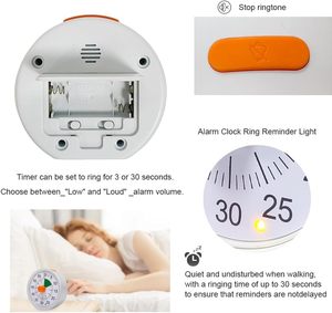 Visual Google Timer per il conto alla rovescia da cucina Timer per la produttività del Pomodoro Timer per lo studio dei bambini - Product Image 4