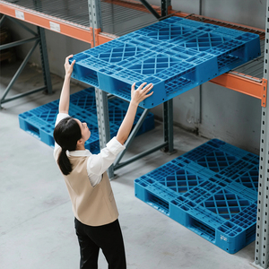 Custom Thick Euro Standard Plastic <strong>Pallet</strong> 1200*1000*150mm for <strong>Big</strong> Warehouse Storage and Logistics Made From HDPE and PP - Product Image 4