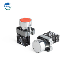 LVBO XB2 düğme anahtarı metal kırmızı basın tipi acil durdurma kendinden kilitleme sıfırlama jog güç başlangıç durdurma - Product Image 3