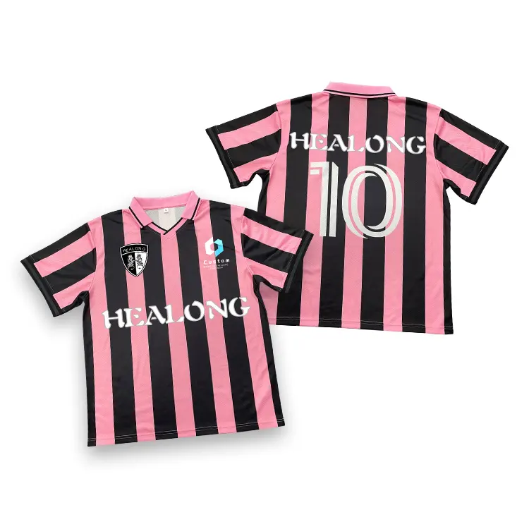Maglia da calcio Vintage di alta qualità 100% poliestere Club Soccer Shirt
