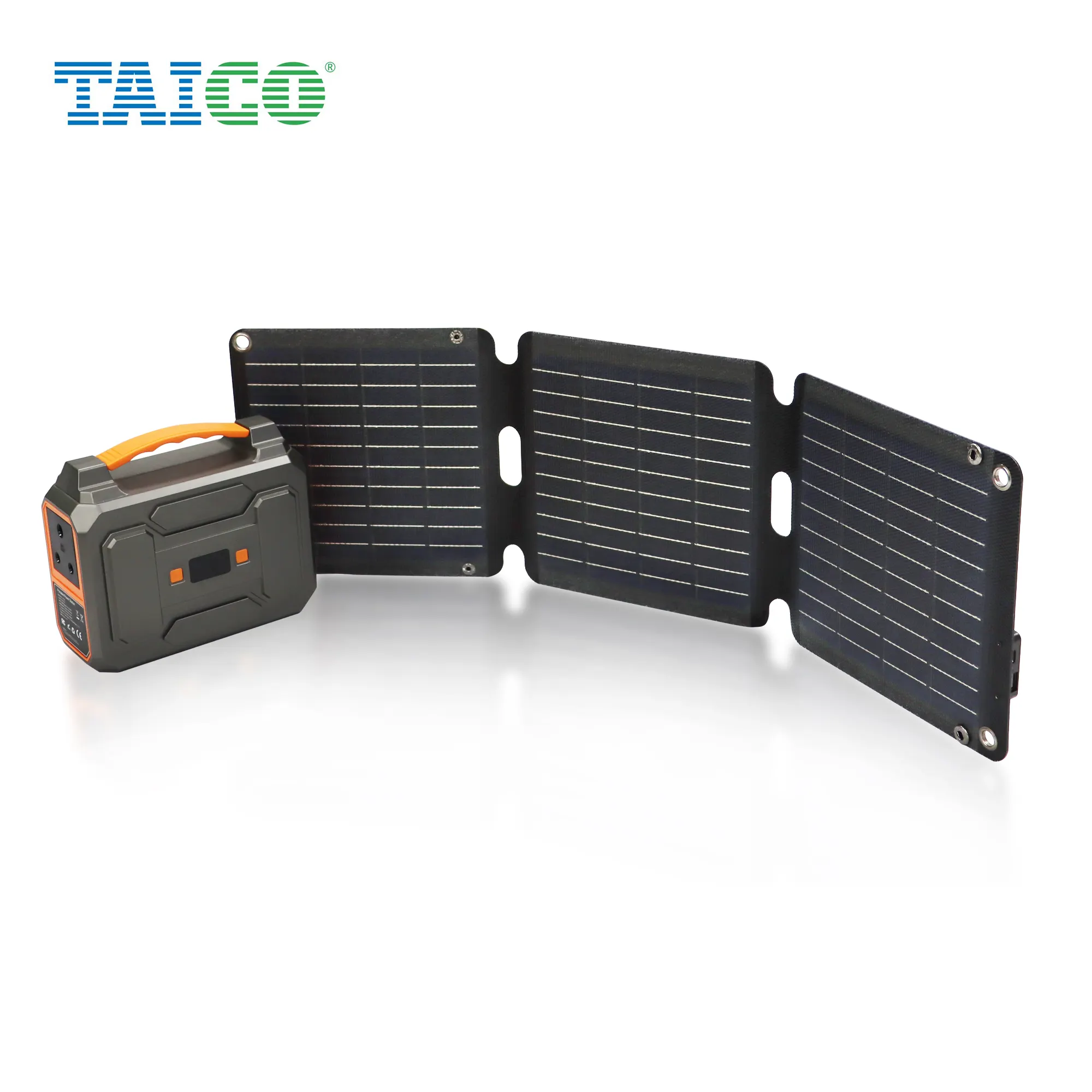 TAICO Personalizado 21w 32w 45w 65w 100w 220w Portátil Dobrável Carregador Solar de Silicone Monocristalino Painel Solar Dobrável para Camping