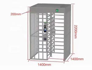 Drehkreuz in voller Höhe in Fabrik qualität mit QR-Code-Leser und biometrischem System für Ticket-Checking-Gates - Product Image 5