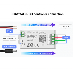 2023 новый дизайн, умная Светодиодная лента RGB, Wi-Fi контроллер, управление через приложение Tuya, 15 А - Product Image 6