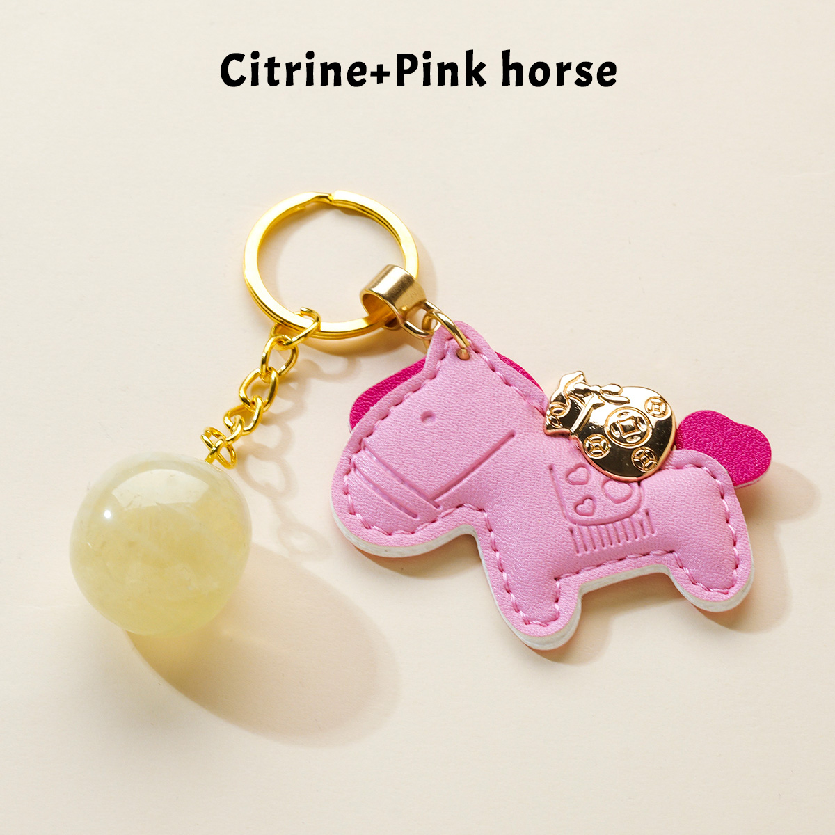 citrine + cheval rose