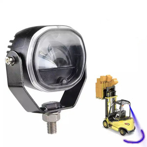 2024 OEM fabrika LED uyarı çalışma ışığı için kamyon Forklift kavisli kırmızı çizgi projektör ışığı satılık - Product Image 1
