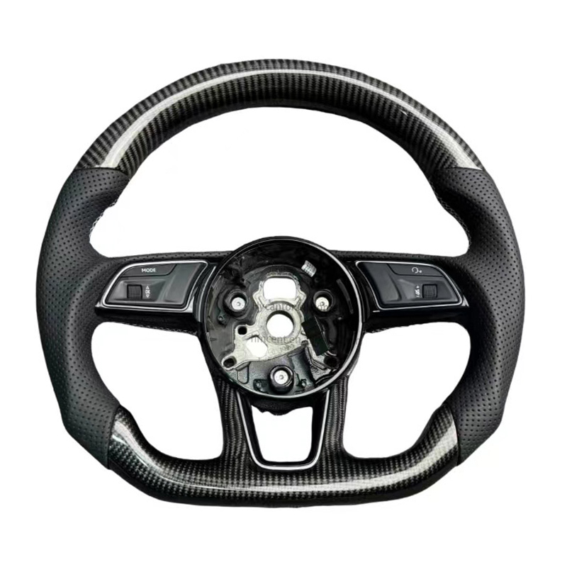 Leather+carbon fiber+white stitching