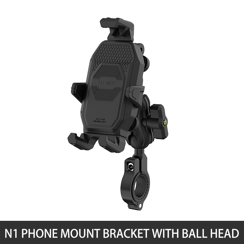 Support de téléphone N1 noir avec rotule