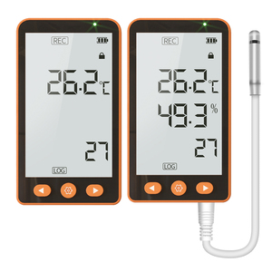 AIKESI-Registrador de datos de temperatura y humedad, dispositivo de alta calidad con sonda extendida, pantalla LCD, USB, para refrigerador, 80 Pro, de alta calidad, - Product Image 1