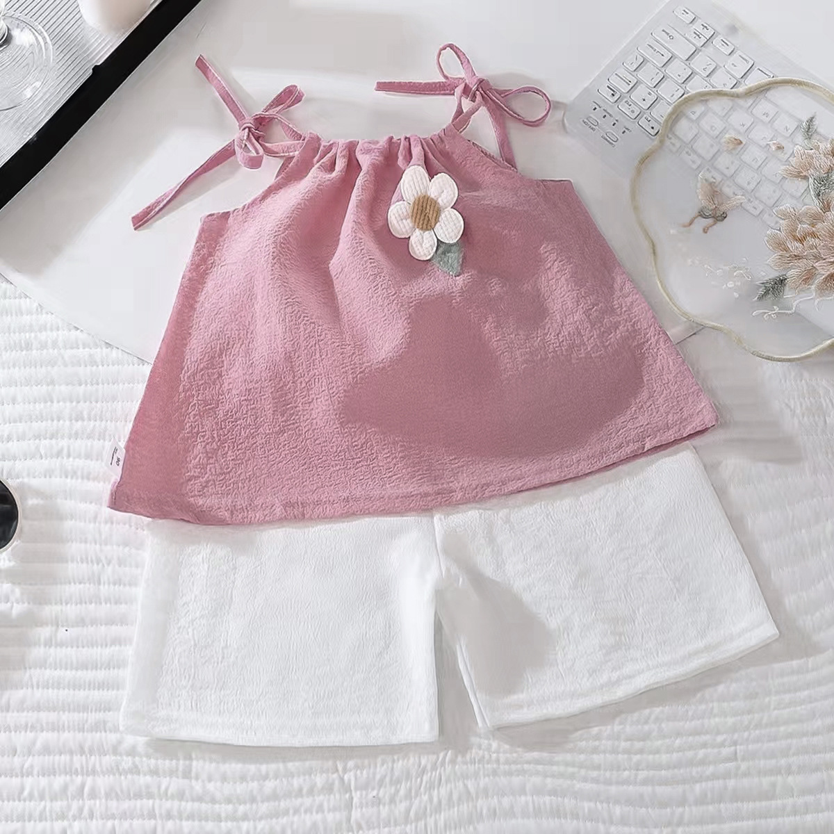 Costume à bretelles rose Ppm