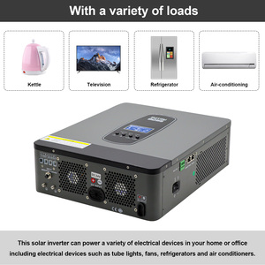 3KW功率逆变器24V MPPT控制器，带充电器混合太阳能逆变器光伏输入500VDC至交流240V逆变器 - Product Image 6
