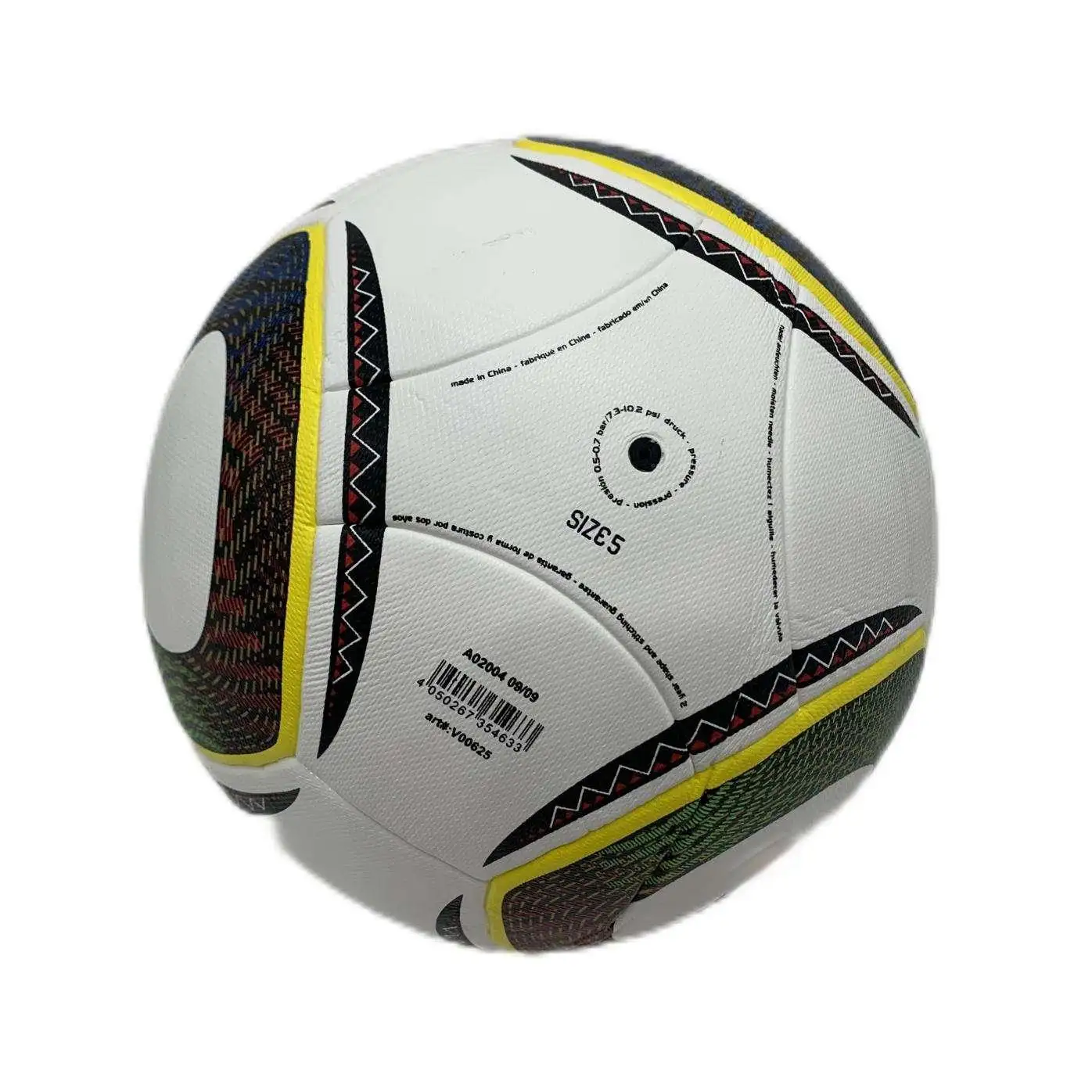 2010 Balones de fútbol oficiales de Sudáfrica Proceso de material de Pu Balones de fútbol de liga profesional de alta calidad